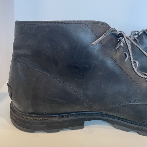 Sorel Madson Chukka Waterproof Boots Black Mens Size 14 Some Wear Please Read - Picture 11 of 12